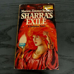 DAW Books Marion Zimmer Bradley Sharra's Exile Coffee Table Book Orange Yellow